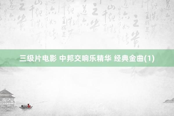 三级片电影 中邦交响乐精华 经典金曲(1)